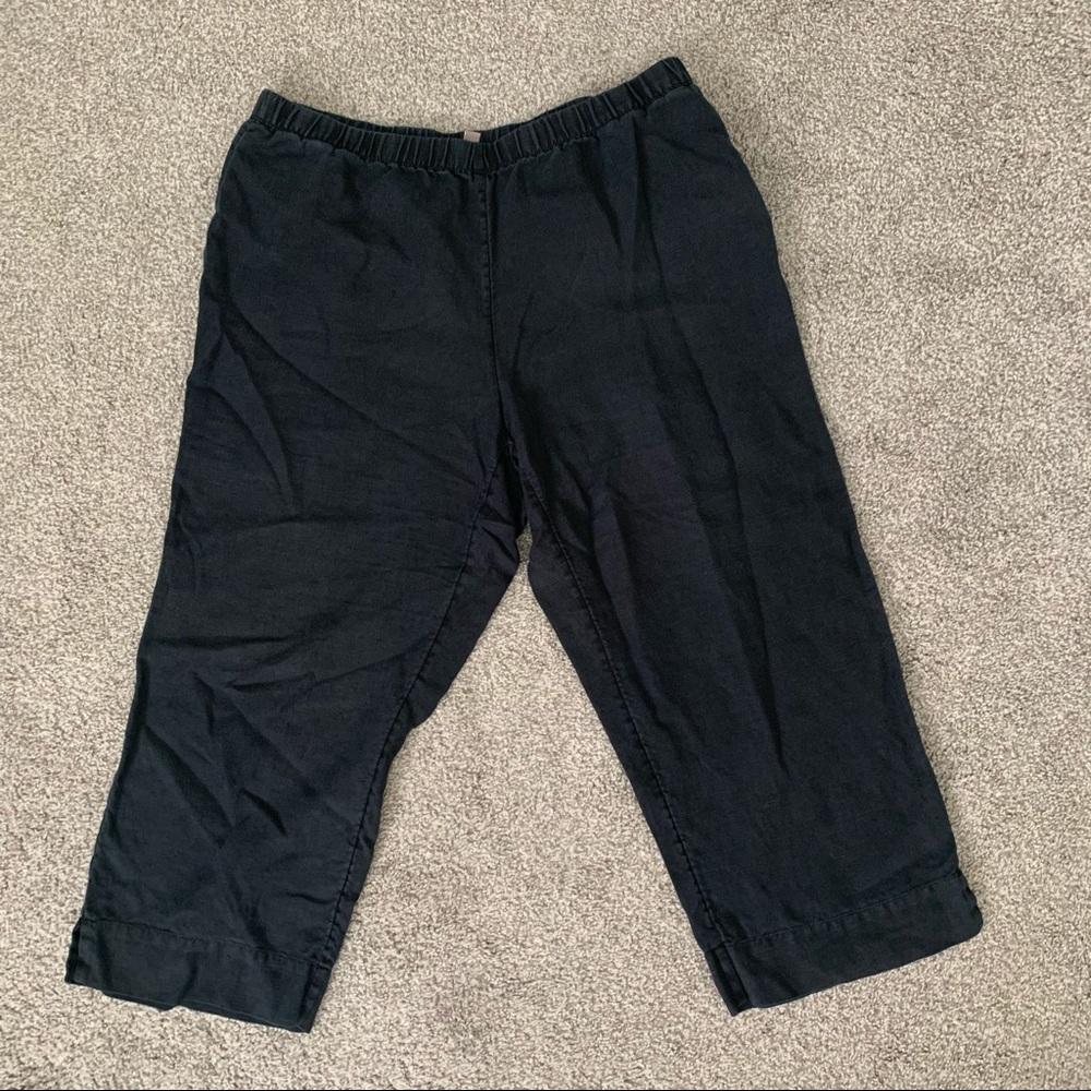 Linen Crop Pants